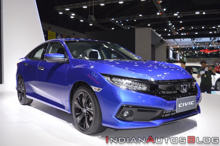 2019 Honda Civic Facelift Front Three Quarters Rig
