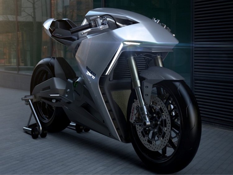 Ducati Zero Concept Front Right Quarter