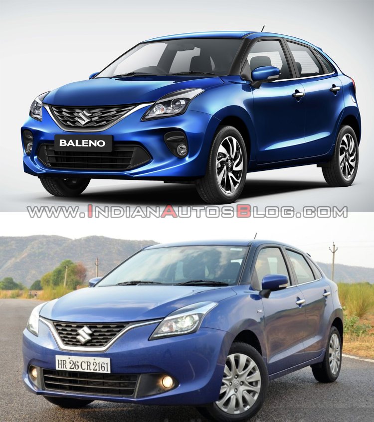 2019 Maruti Baleno Vs 2016 Maruti Baleno Front Thr