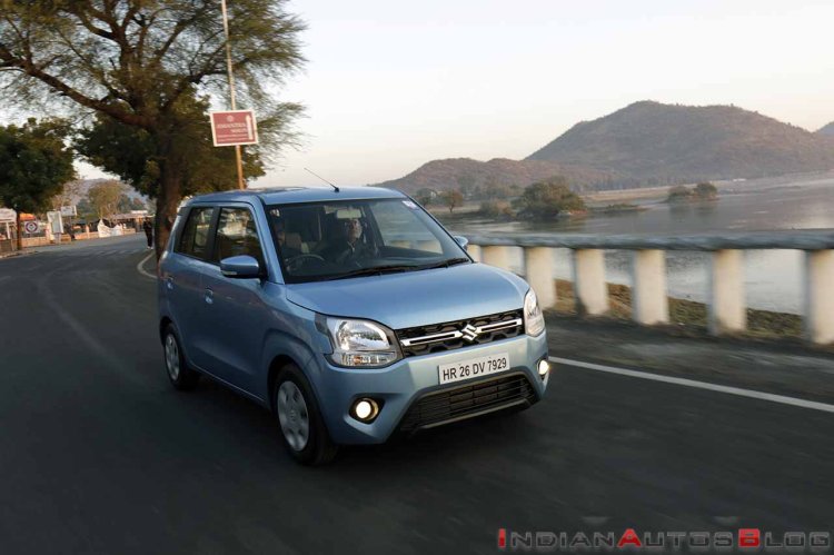 2019 Maruti WagonR Review Images Action Front Thr