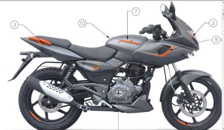 Bajaj Pulsar 180f Side Profile