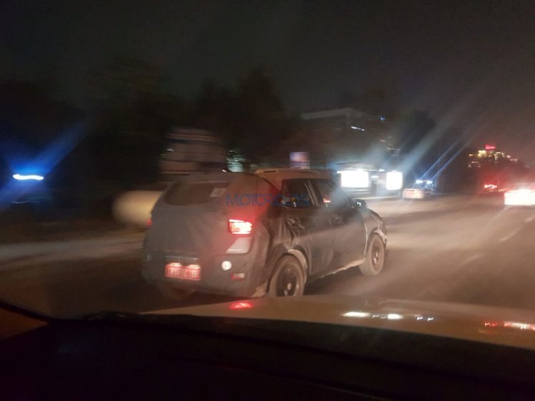 Hyundai Styx Leonis Spied Rear Three Quarters Delh