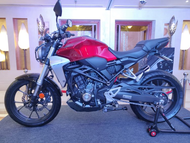 Honda Cb300r Side Profile Candy Chromosphere Red