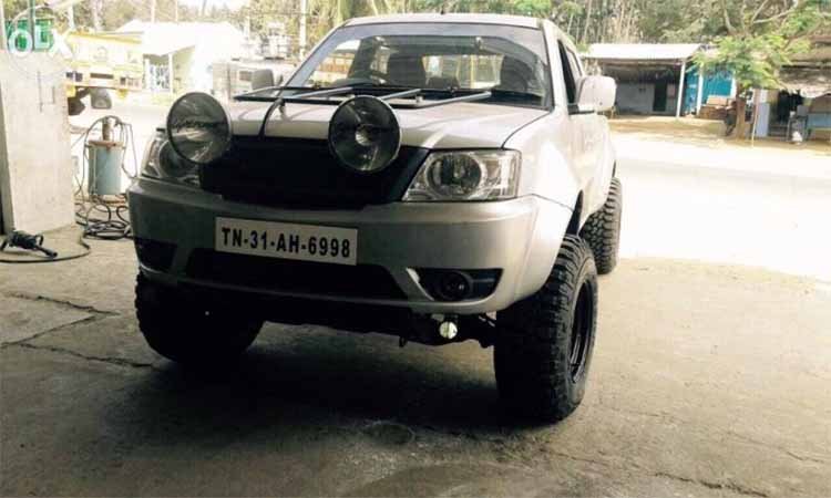 tata xenon modified interior