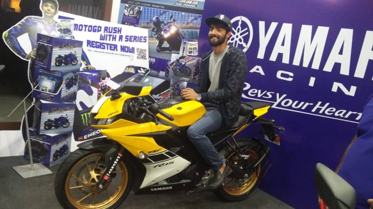 Yamaha Yzf R15 Yellow Delivered In Bangalore With
