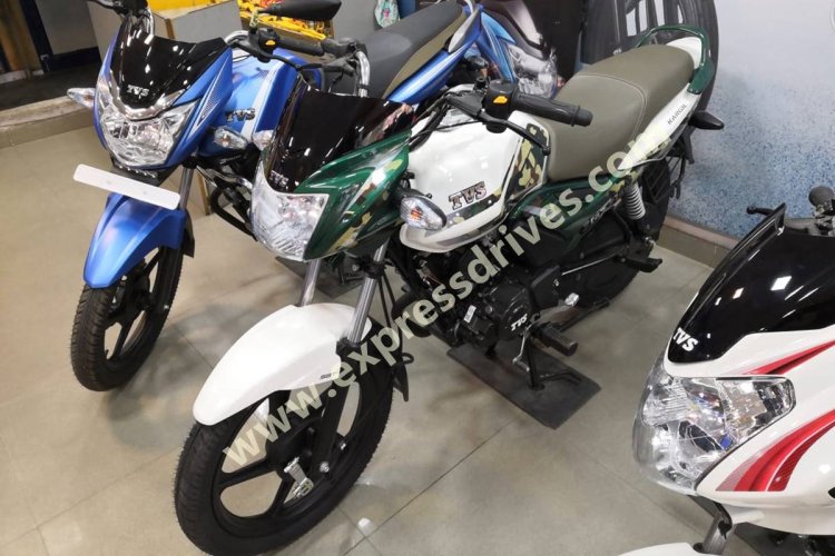 Tvs Star City Plus Kargil Edition Left Front Quarter