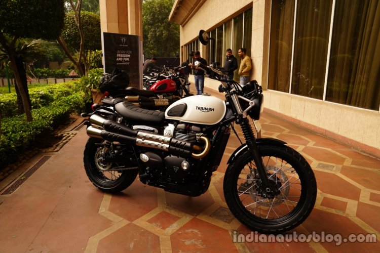 2019 Triumph Street Scrambler India Launch Right S
