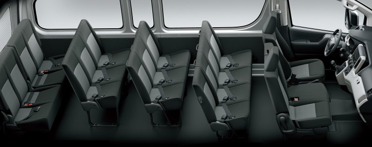 2019 Toyota Hiace Commuter Cabin