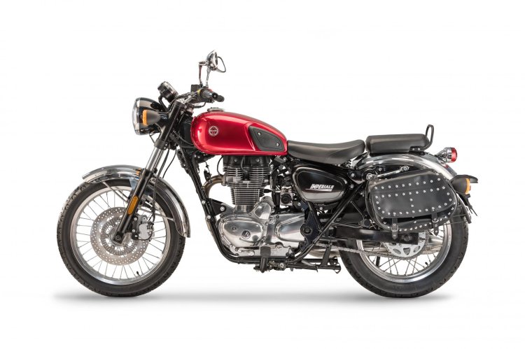 Royal Enfield competitors Benelli Imperiale 400 Press Image Left Side Profil