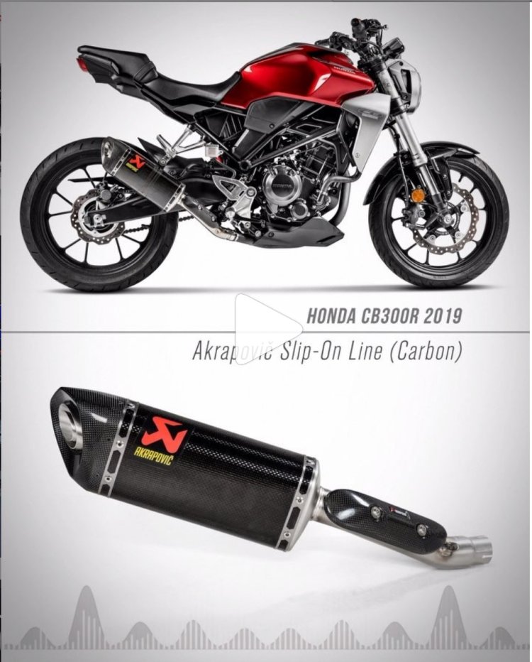 Honda Cb300r Akropovic Exhaust Image