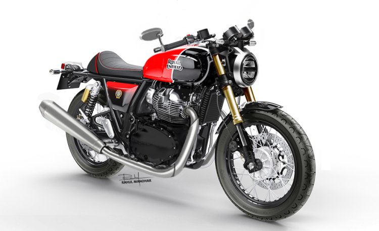 Royal Enfield Continental GT 650 Cafe Racer Rendering F
