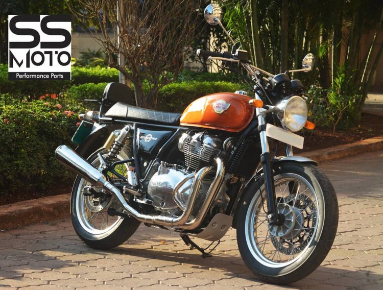 Royal Enfield Interceptor 650 2 In 1 Exhaust Front