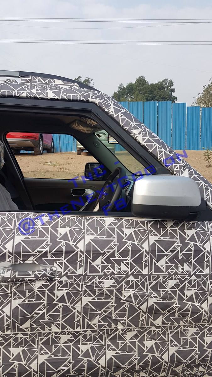 2019 Mahindra Tuv300 Facelift Interior Spy Shot