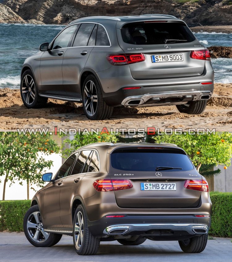 2019 Mercedes Glc Vs 2015 Mercedes Glc Rear Three