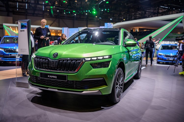 Skoda Kamiq Front Three Quarters At 2019 Geneva Mo