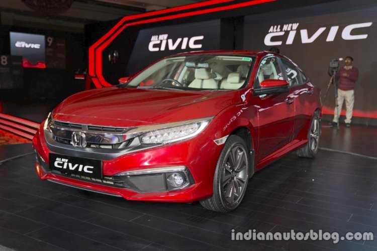 2019 Honda Civic Front Three Quarters Left Side