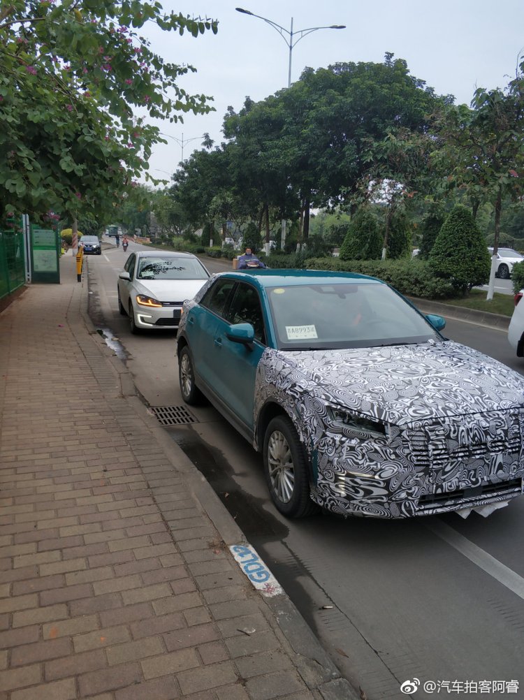 Audi Q2l E Tron Front Three Quarters Spy Shot