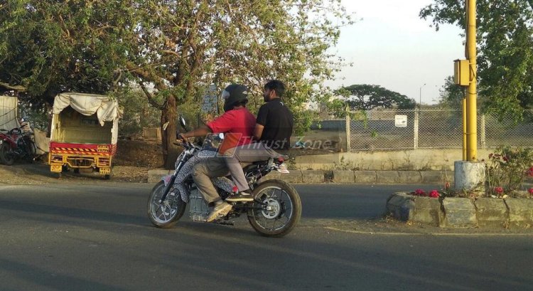 Tork T6x Spied In India Left Side Action Shot