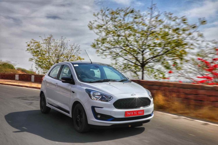 best small cars in India New Ford Figo Blu Review Images Exterior Front