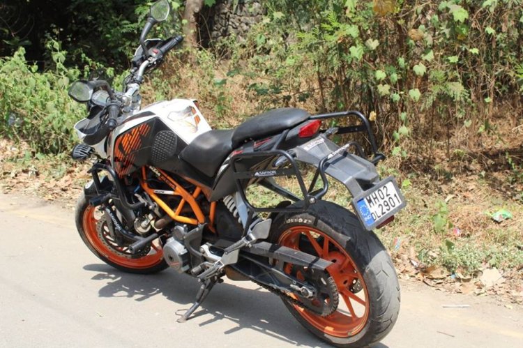 ktm duke 390 panniers