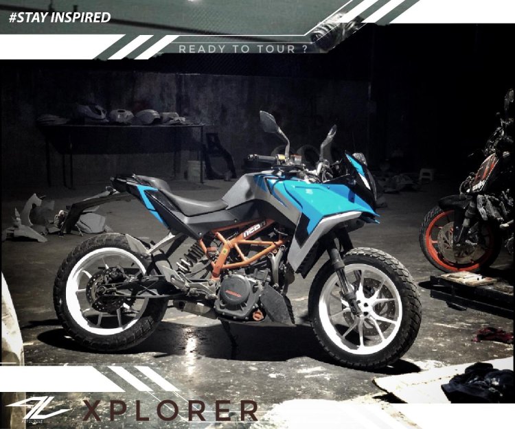 Autologue Design Xplorer Kit On A Ktm 390 Duke 3
