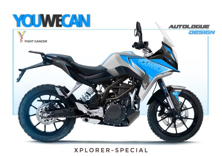 Autologue Design Xplorer Kit On A Ktm 390 Duke 7