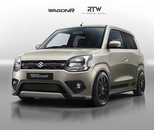 2019 Suzuki Wagon R Works Rendering Front Three Qu