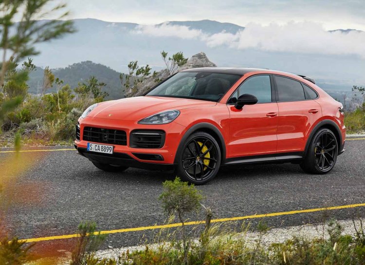 Porsche Cayenne Coupe Front Three Quarters Officia