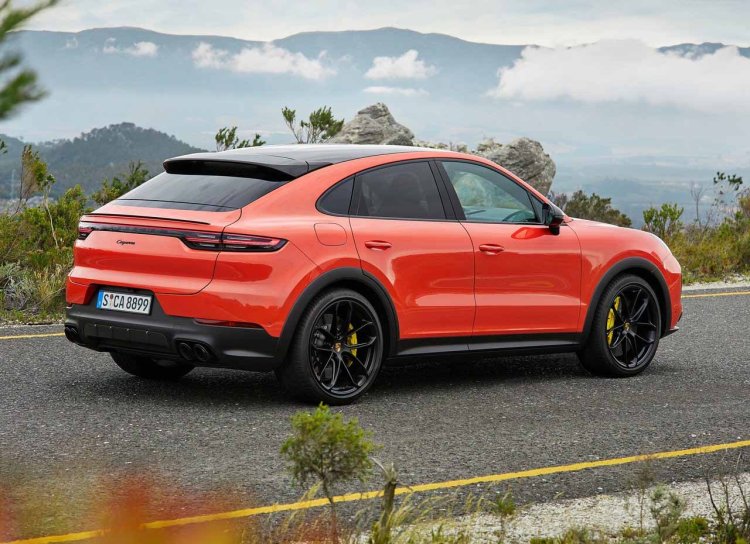 Porsche Cayenne Coupe Rear Three Quarters Official