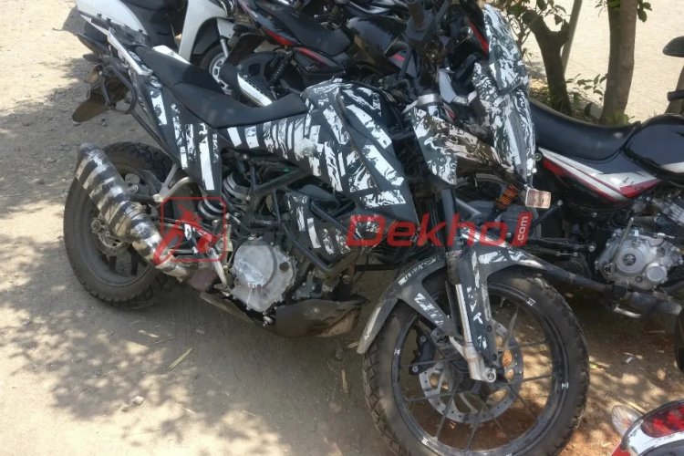 Ktm 390 Adventure Spied Again Right Front Quarter