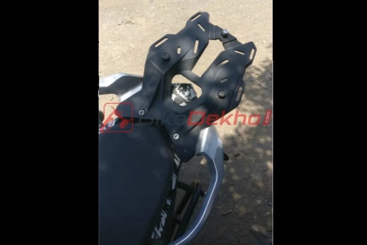 Ktm 390 Adventure Spied Again Top Box Mount