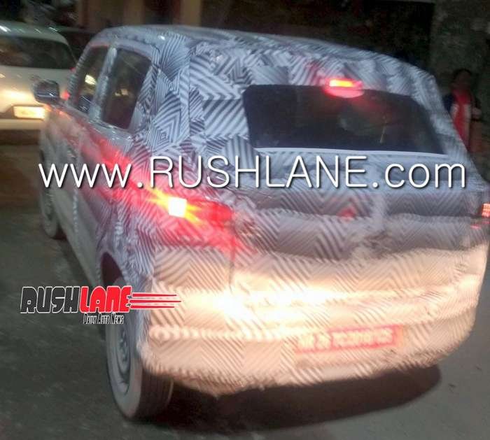 Next Gen Maruti Alto Spy Image Rear 1