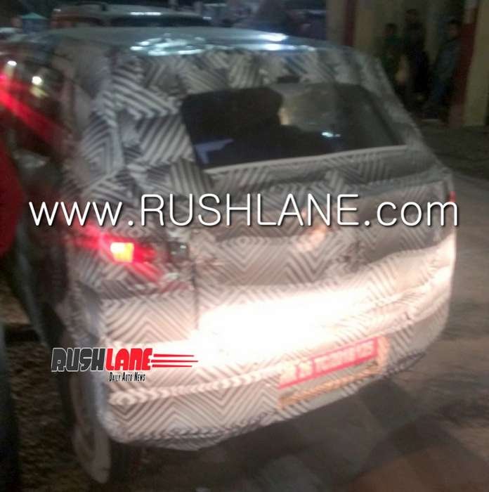 Next Gen Maruti Alto Spy Image Rear Three Quarters