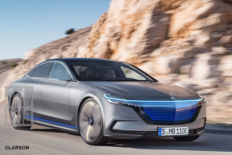 2021 Mecedes Eq S Front Quarter Rendering