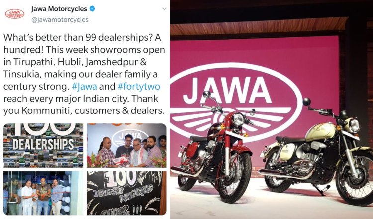 Jawa 100th Outlet Tweet Featured Image