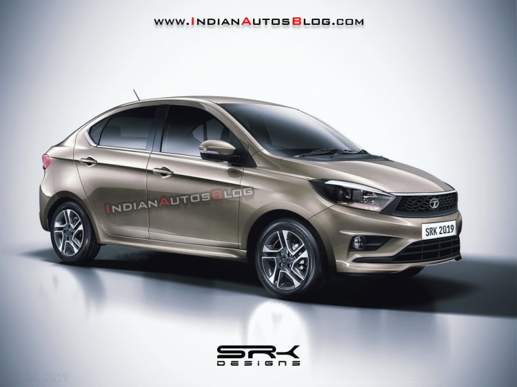 2020 Tata Tigor Facelift Front Three Quarters Rend