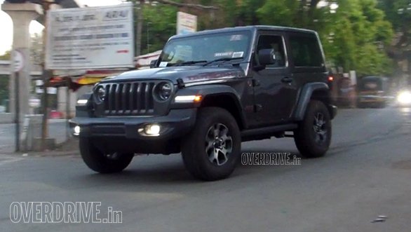 Jeep Wrangler (JL) Sahara spied testing in India