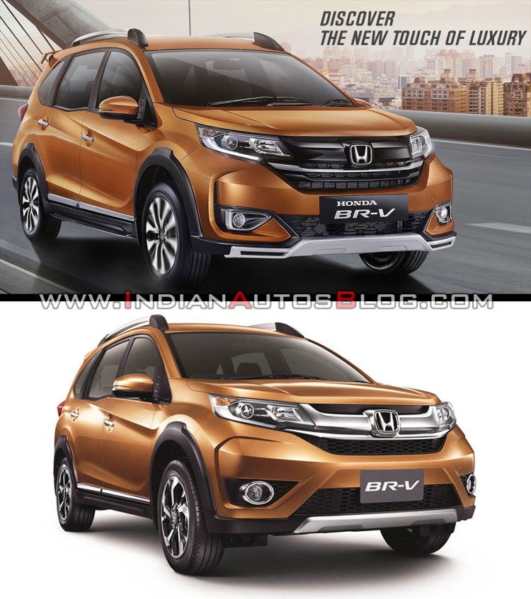 2019 Honda Br V Vs 2016 Honda Br V Front Three Qua