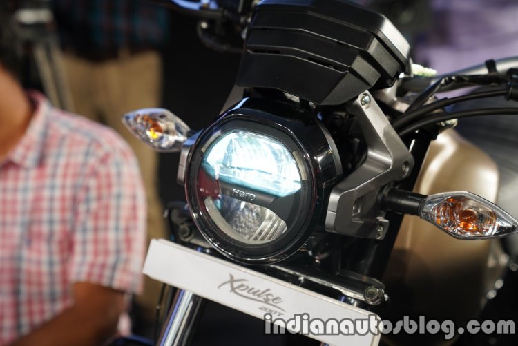 Hero Xpulse 200t Launched In India Headlight Close