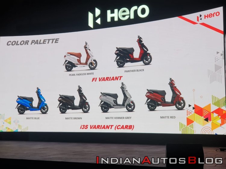 Hero Maestro Edge 125 Launched In India Colour Opt