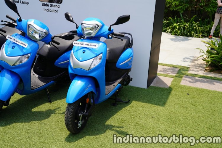 Hero Pleasure Launched In India Left Front Quarter