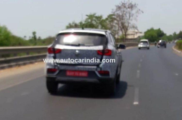 MG eZS SUV spied
