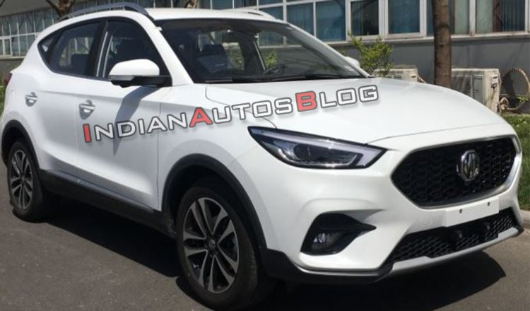 2020 Mg Zs Facelift Front Three Quarters Spy Shot