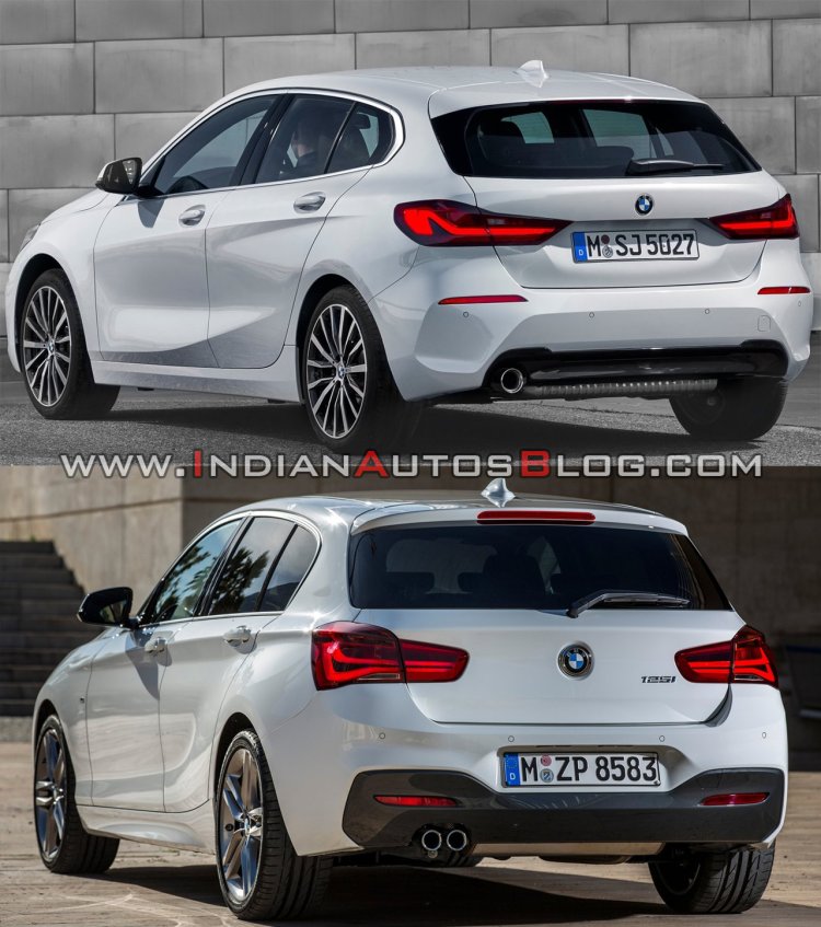 2019 Bmw 1 Series Vs 2015 Bmw 1 Series Rear Three