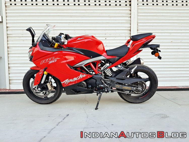 2019 Tvs Apache Rr310 Track Review Left Side