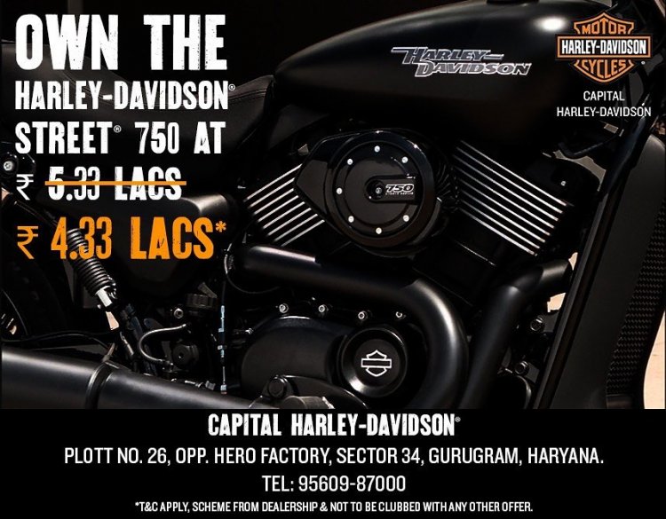 Harley Davidson Street 750 Discount