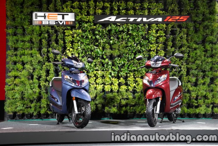 Honda Activa 125 Bs Vi India Launch Front Right An