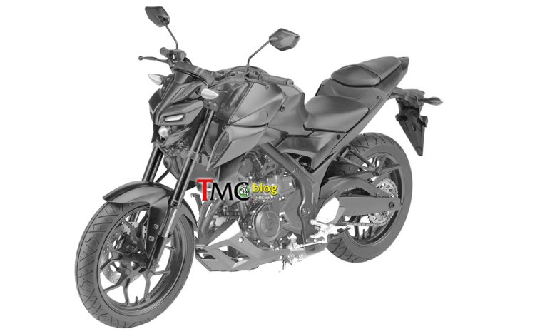 Yamaha Mt 25 Rendering Front Three Quarter