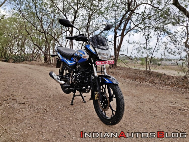 Bajaj Platina 110 H Gear Review Black And Blue Fro