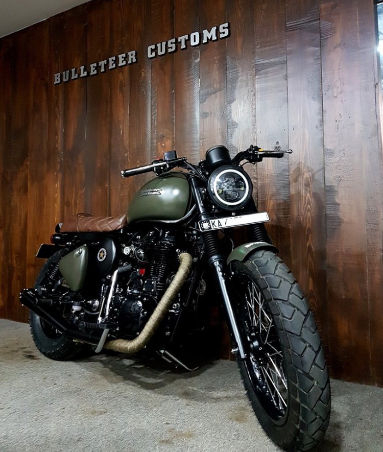 Modified Royal Enfield Classic 500 Desert Storm gets a ...